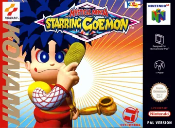 Mystical Ninja Starring Goemon (Europe) box cover front